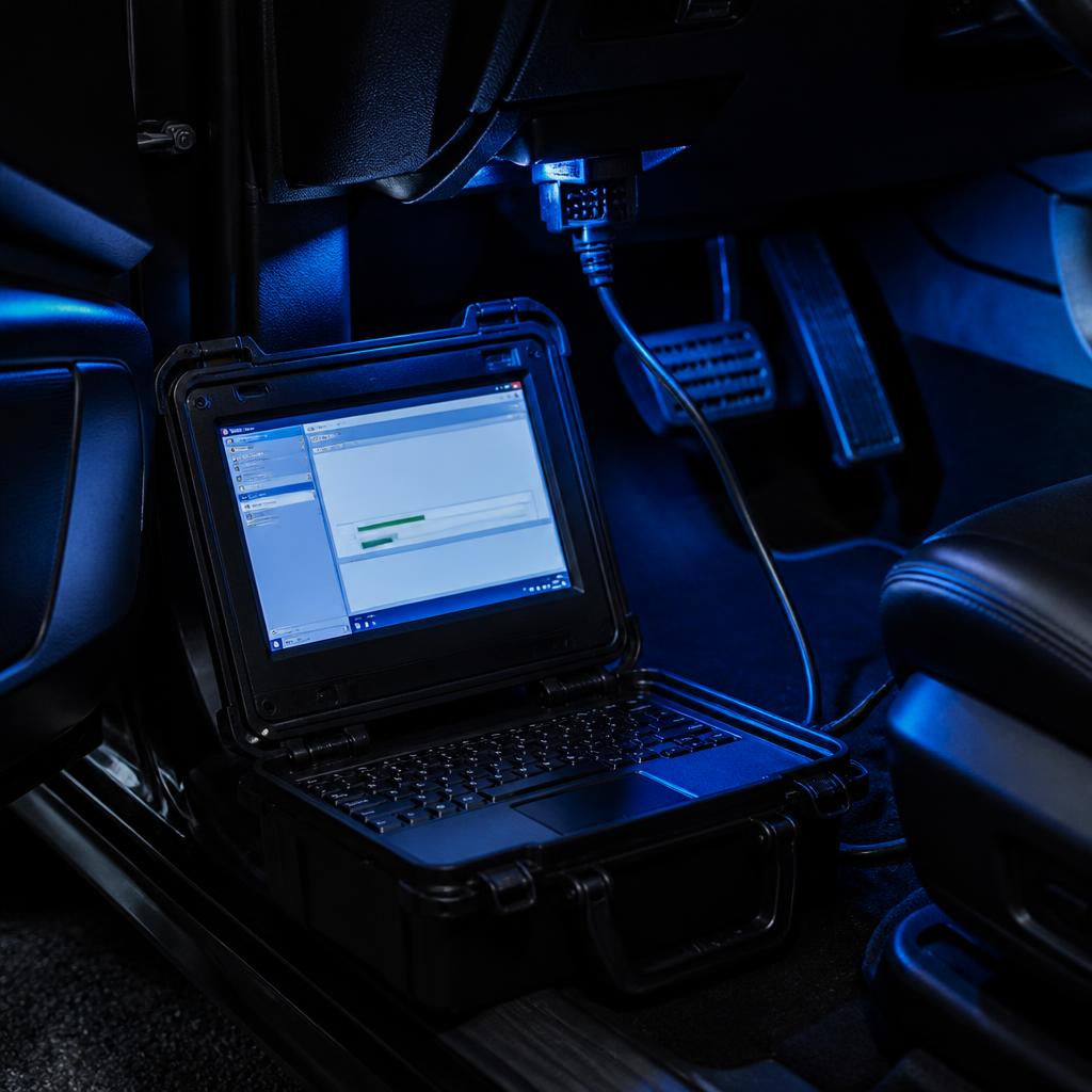 Valise de programmation OBD — reprogrammation de clés sur véhicule